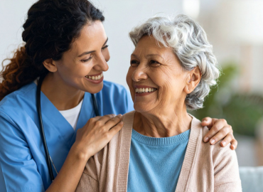 Healthcare Provider with Patient