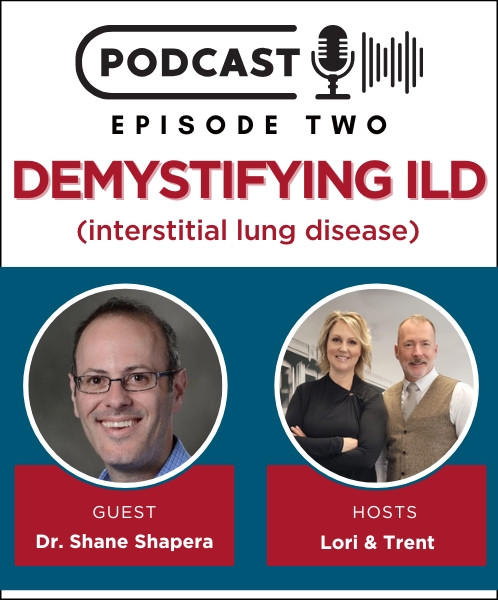 Tune into our NEW Let's Talk Lungs Podcast