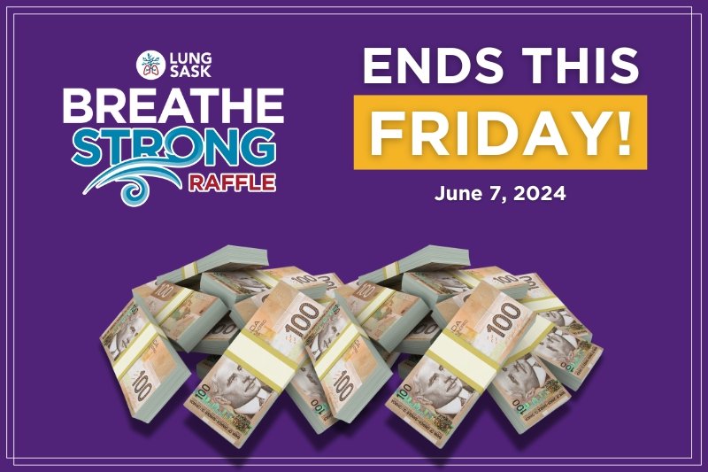 The Breathe Strong raffle ends THIS FRIDAY at midnight! 