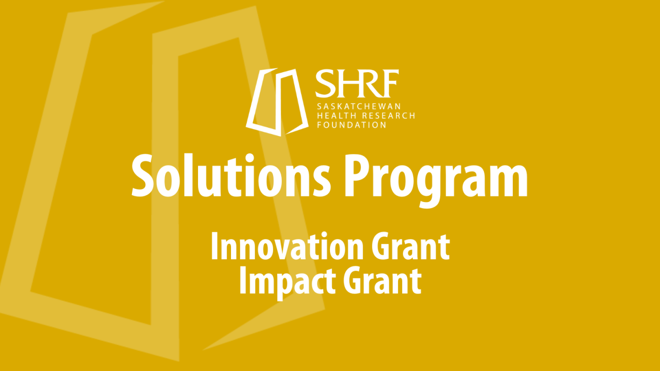 SHRF 2024-2025 Solutions Program Launches!