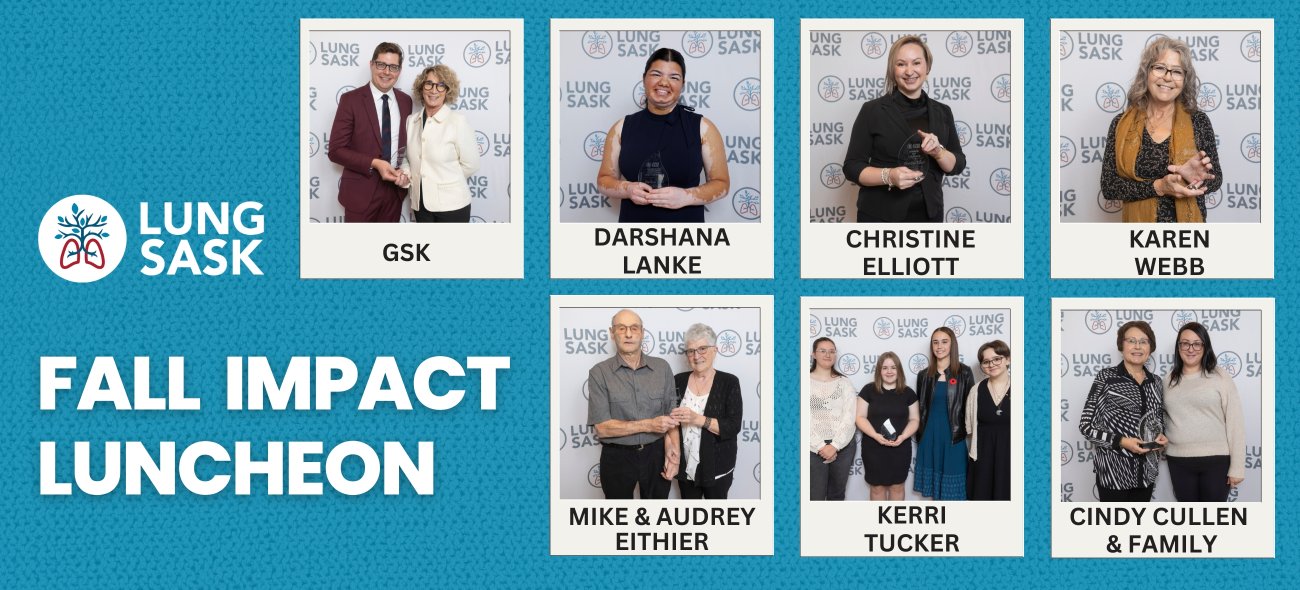 Congratulating the recipients who took home awards at the fall impact luncheon 